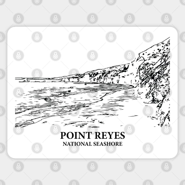 Point Reyes National Seashore Sticker by Lakeric